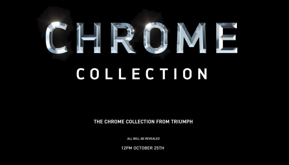 Triumph Chrome Collection 2023 – Αποκαλυπτήρια στις 25 Οκτωβρίου