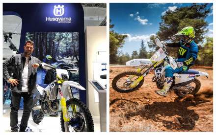 Ο Κίμωνας Καράμπελας στην αγωνιστική ομάδα Enduro της Husqvarna για το 2020