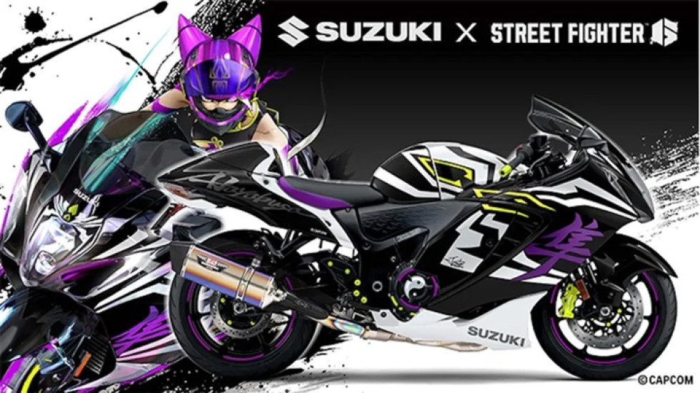 Suzuki Hayabusa εμπνευσμένη από το Street Fighter 6