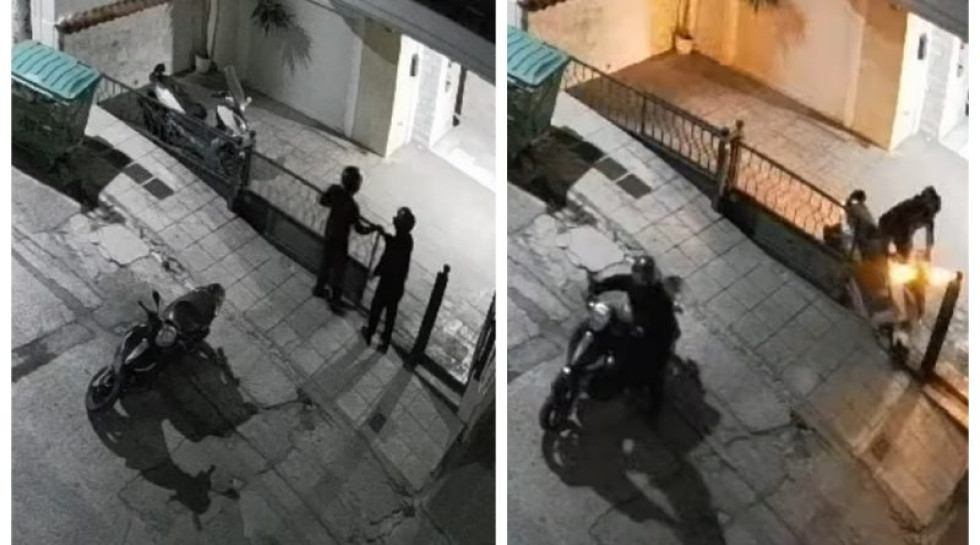 Ηλιούπολη – Έκλεψαν scooter από γκαράζ σε 5 λεπτά (video)
