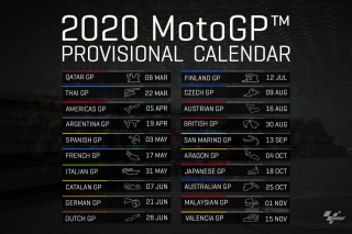 MotoGP 2020 - Ανακοινώθηκε το προσωρινό ημερολόγιο