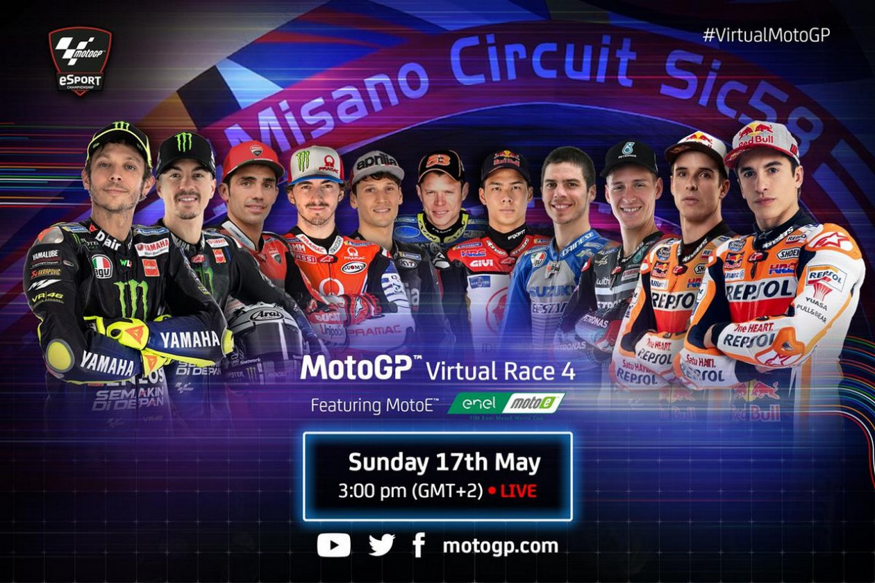 MotoGP - Misano Virtual GP, την Κυριακή 17 Μαίου 2020