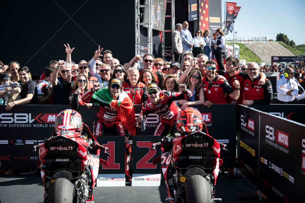 WSBK Portimao. Το απόλυτο ρεκόρ από τη Aruba.it Racing Ducati