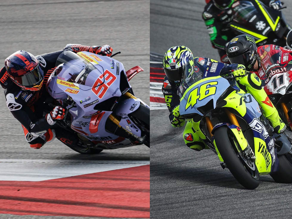 Valentino Rossi και Marc Marquez ξανά στην ίδια πίστα