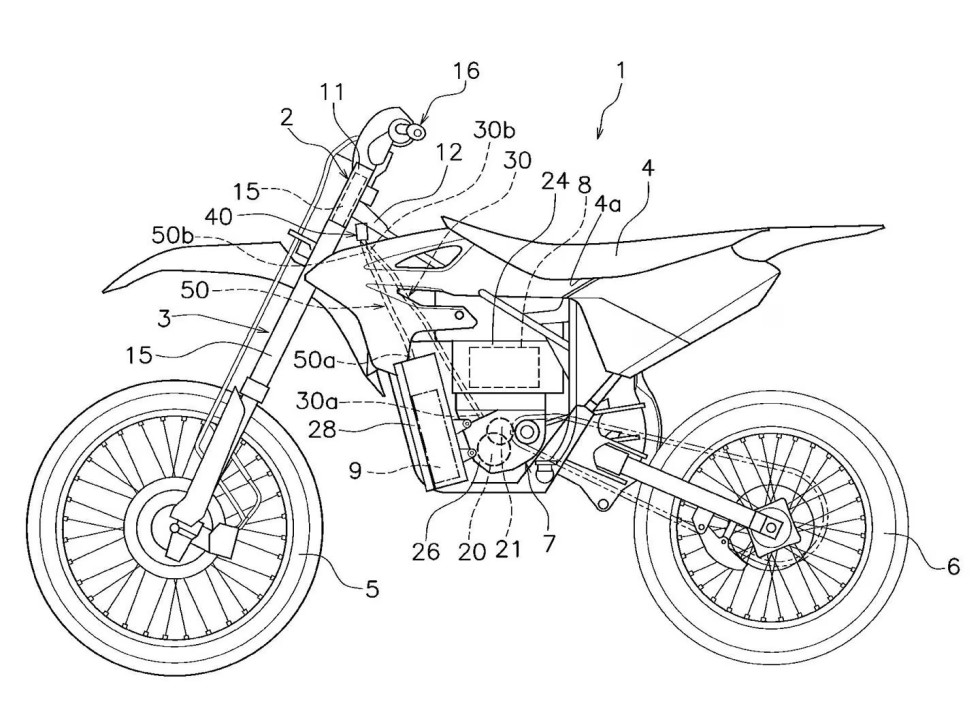 Yamaha – Κι άλλες πατέντες για νέο ηλεκτρικό motocross