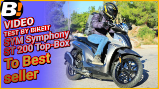Video Test Ride - SYM Symphony ST200 Top Box 2021
