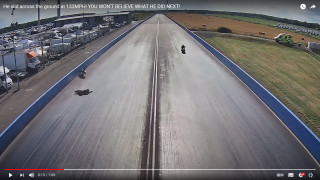 Dragster - Απίστευτο ατύχημα στη Santa Pod με 214 χλμ/ώρα - VIdeo