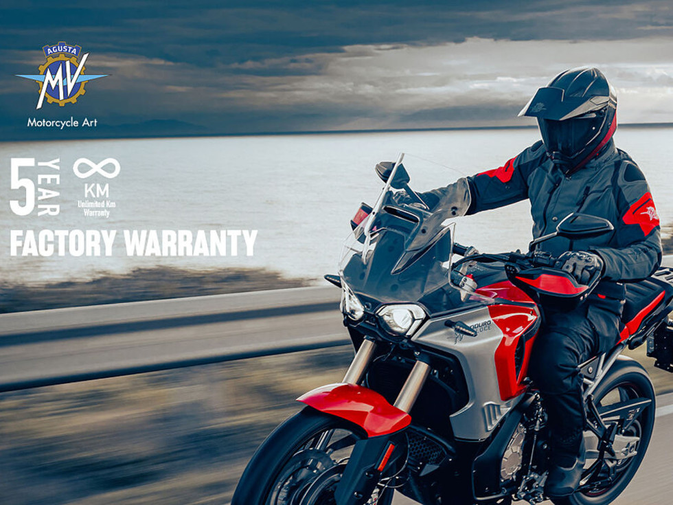 MV Agusta - Με 5 χρόνια εργοστασιακή εγγύηση
