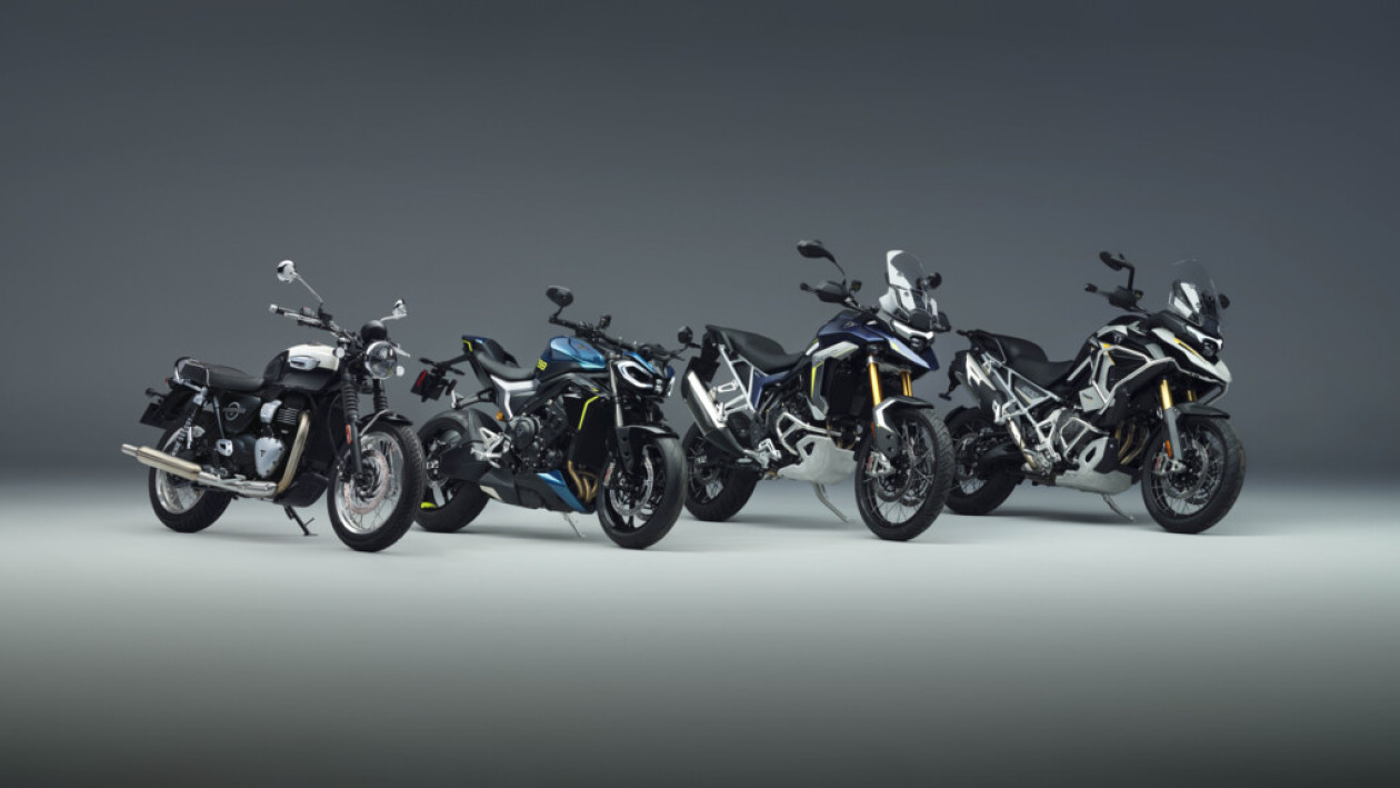 Triumph Tiger 1200, Tiger 900, Street Triple 798, Bonneville T40 2027 - Πρώτη εμφάνιση