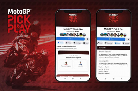 Νέο παιχνίδι MotoGP αποκλειστικά στο Facebook - Pick &amp; Play