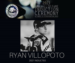 O Ryan Villopoto στο AMA Motorcycle Hall of Fame
