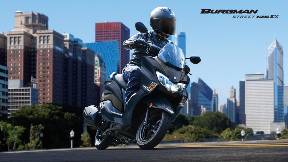 Suzuki Burgman Street 125EX - Νέα χρώματα παρουσιάστηκαν στην Ιαπωνία