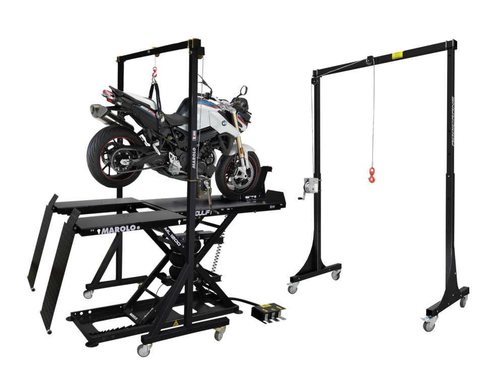 Γερανός ανύψωσης μοτοσυκλέτας από την Tassoulis eXtra Products