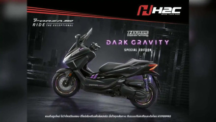 Honda Forza 350 Dark Gravity - Έκδοση σε μαύρο και μωβ για την Ταϊλάνδη