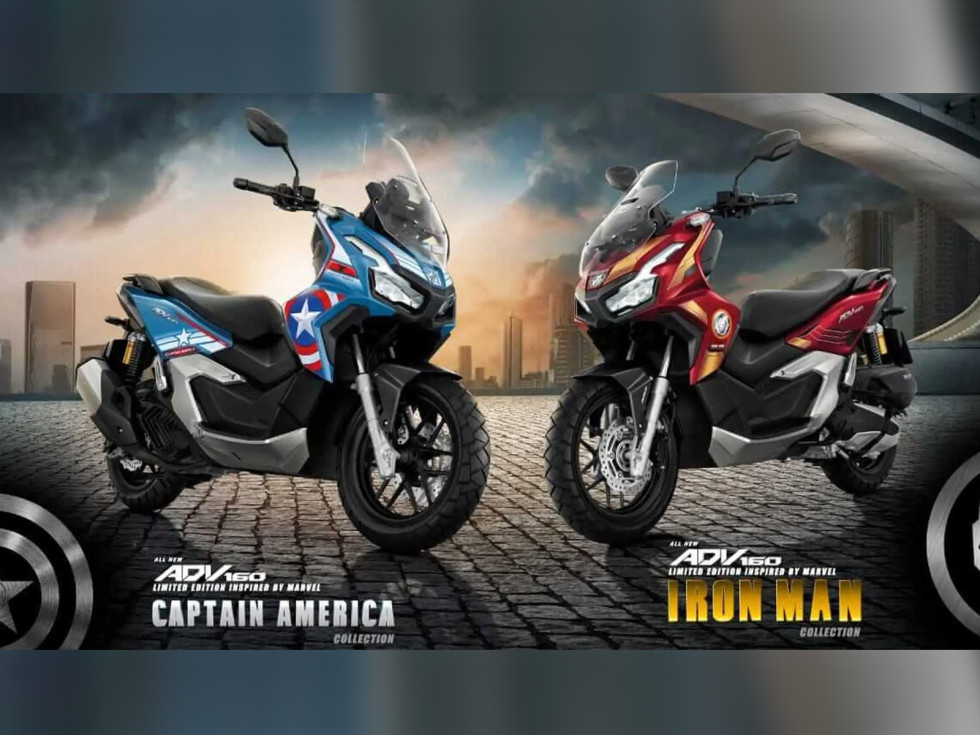 Honda ADV 160 Captain America και Ironman – Υπερ..ηρωϊκές εκδόσεις για την Ταϊλάνδη